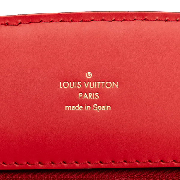 ルイ ヴィトン モノグラム フェニックスPM ハンドバッグ M41537 コクリコ レッド ブラウン PVC レザー レディース LOUIS VUITTON 【中古】