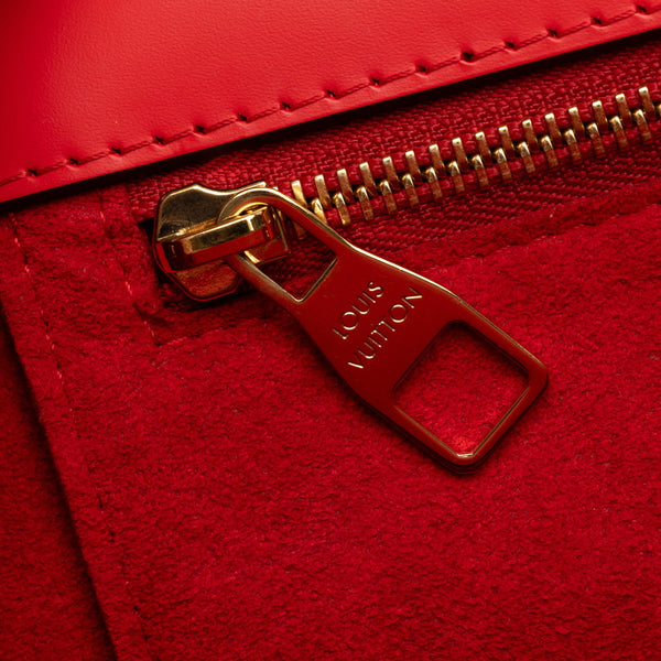 ルイ ヴィトン モノグラム フェニックスPM ハンドバッグ M41537 コクリコ レッド ブラウン PVC レザー レディース LOUIS VUITTON 【中古】