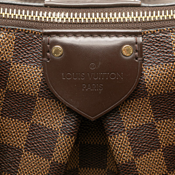 ルイ ヴィトン ダミエ シエナPM ハンドバッグ ショルダーバッグ 2WAY N41545 ブラウン PVC レザー レディース LOUIS VUITTON 【中古】