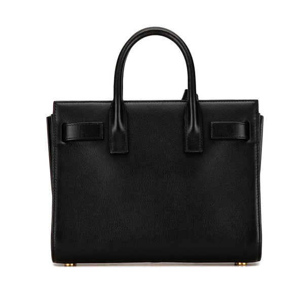 サンローラン サックドジュール ベイビー ハンドバッグ ショルダーバッグ 2WAY 421863 ブラック レザー レディース SAINT LAURENT 【中古】