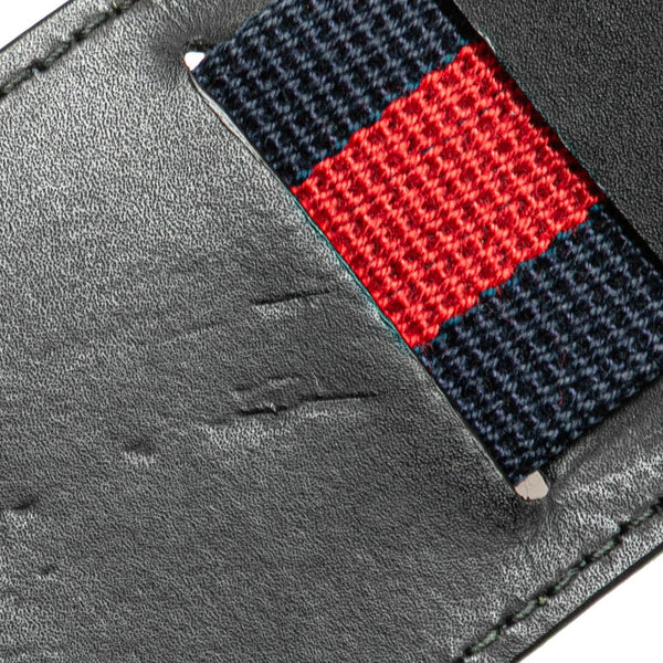 グッチ GGスプリーム 斜め掛け ショルダーバッグ 523599 ブラック PVC レザー メンズ GUCCI 【中古】