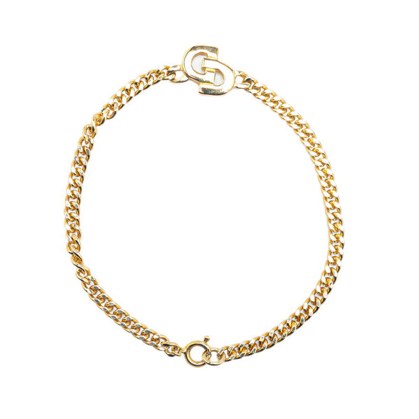 ディオール CDロゴ ブレスレット ゴールド メッキ レディース Dior 【中古】