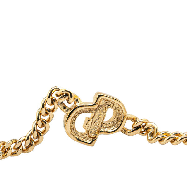 ディオール CDロゴ ブレスレット ゴールド メッキ レディース Dior 【中古】