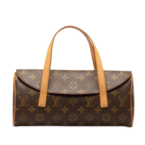 ルイ ヴィトン モノグラム ソナチネ ハンドバッグ M51902 ブラウン PVC レザー レディース LOUIS VUITTON 【中古】