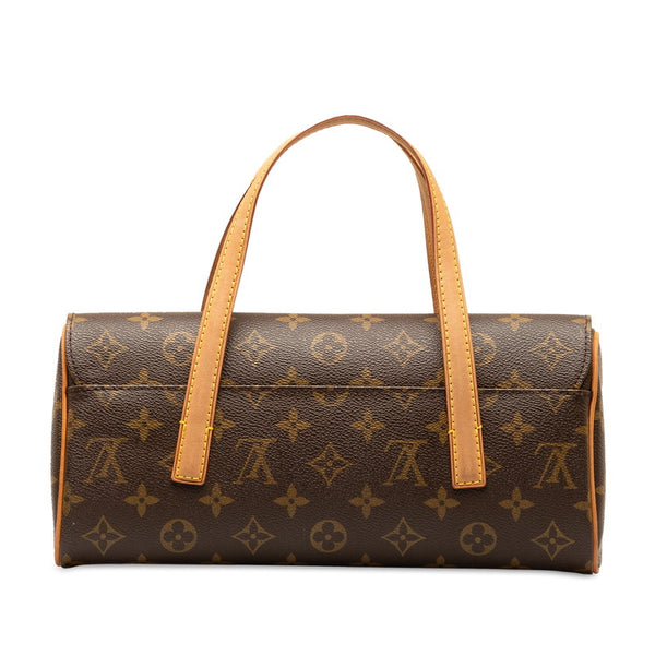 ルイ ヴィトン モノグラム ソナチネ ハンドバッグ M51902 ブラウン PVC レザー レディース LOUIS VUITTON 【中古】