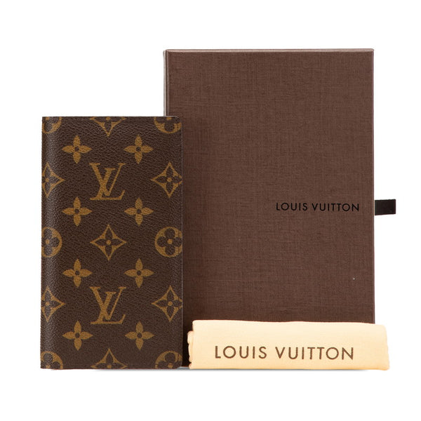 ルイ ヴィトン モノグラム アジェンダ ポッシュ 手帳カバー R20503 ブラウン PVC レザー メンズ LOUIS VUITTON 【中古】