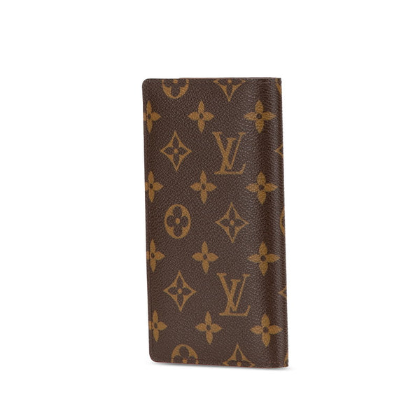 ルイ ヴィトン モノグラム アジェンダ ポッシュ 手帳カバー R20503 ブラウン PVC レザー メンズ LOUIS VUITTON 【中古】