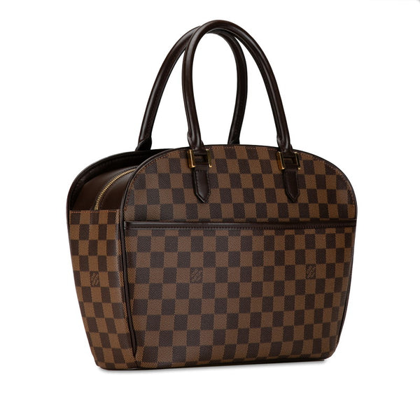 ルイ ヴィトン ダミエ サリア オリゾンタル ハンドバッグ N51282 ブラウン PVC レザー レディース LOUIS VUITTON 【中古】