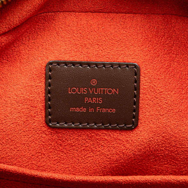 ルイ ヴィトン ダミエ サリア オリゾンタル ハンドバッグ N51282 ブラウン PVC レザー レディース LOUIS VUITTON 【中古】