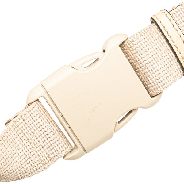 グッチ GGナイロン オブ ザ グリッド ボディバッグ ウエストバッグ 631341 ブルー ベージュ ナイロン レザー レディース GUCCI 【中古】