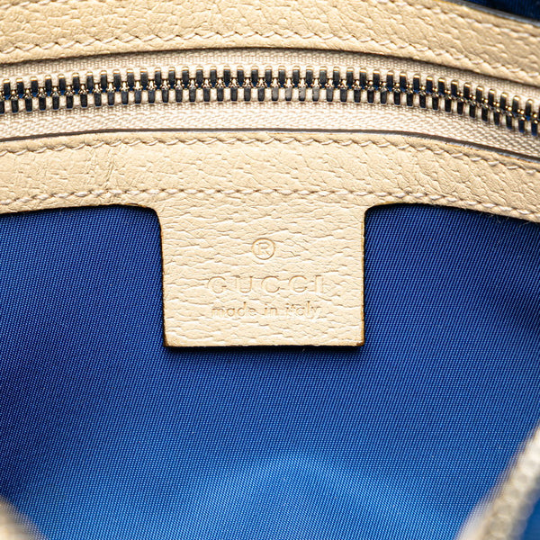 グッチ GGナイロン オブ ザ グリッド ボディバッグ ウエストバッグ 631341 ブルー ベージュ ナイロン レザー レディース GUCCI 【中古】