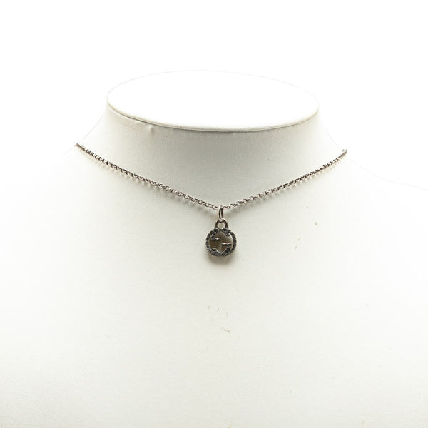 グッチ インターロッキングG ネックレス SV925 シルバー レディース GUCCI 【中古】