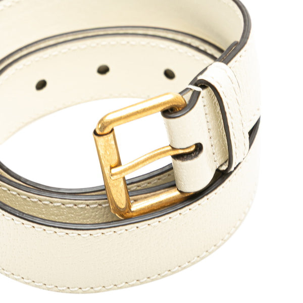 グッチ GGスプリーム シェリーライン ウエストバッグ 674081 ベージュ ホワイト PVC レザー レディース GUCCI 【中古】