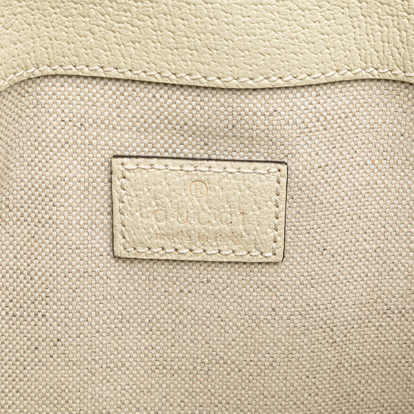 グッチ GGスプリーム シェリーライン ウエストバッグ 674081 ベージュ ホワイト PVC レザー レディース GUCCI 【中古】