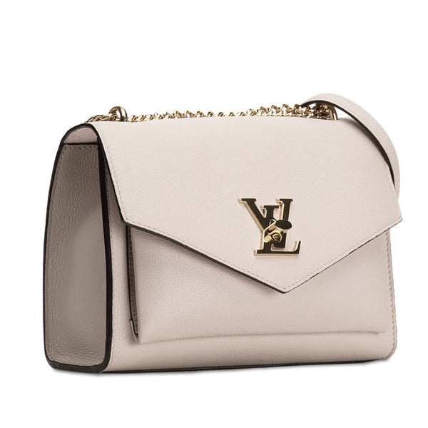 ルイ ヴィトン マイロックミーチェーン ショルダーバッグ M56137 べージュ カーフ レザー レディース LOUIS VUITTON 【中古】