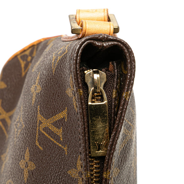 ルイ ヴィトン モノグラム トロター 斜め掛け ショルダーバッグ  M51240 ブラウン PVC レザー レディース LOUIS VUITTON 【中古】