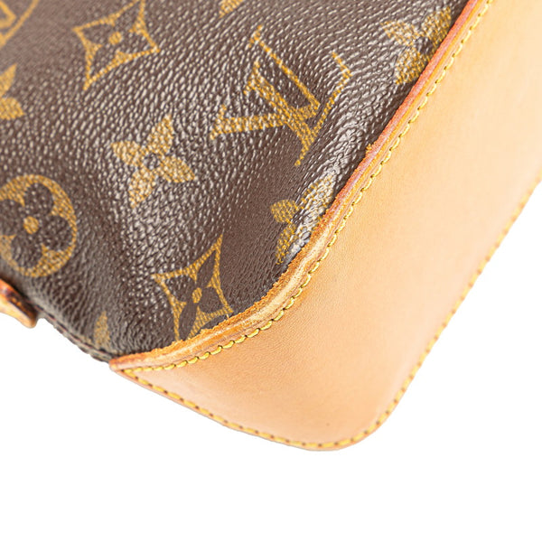 ルイ ヴィトン モノグラム トロター 斜め掛け ショルダーバッグ  M51240 ブラウン PVC レザー レディース LOUIS VUITTON 【中古】