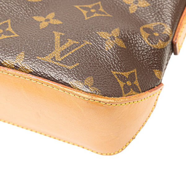 ルイ ヴィトン モノグラム トロター 斜め掛け ショルダーバッグ  M51240 ブラウン PVC レザー レディース LOUIS VUITTON 【中古】
