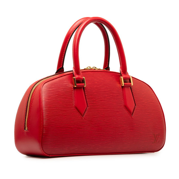 ルイ ヴィトン エピ ジャスミン ハンドバッグ M52087 カスティリアンレッド レザー レディース LOUIS VUITTON 【中古】