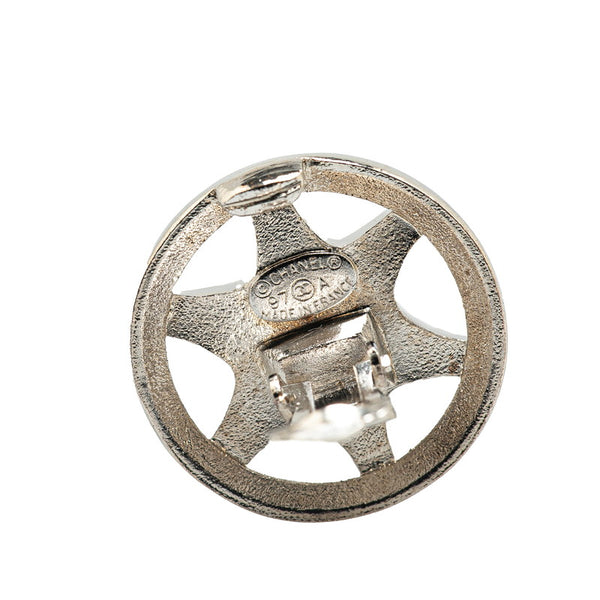 シャネル ココマーク ホイール イヤリング シルバー メタル レディース CHANEL 【中古】