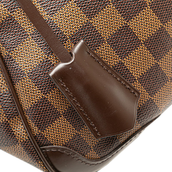 ルイ ヴィトン ダミエ ヴェローナPM ハンドバッグ N41117 ブラウン PVC レザー レディース LOUIS VUITTON 【中古】