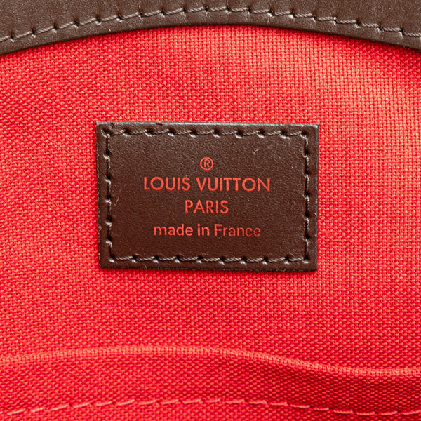ルイ ヴィトン ダミエ ヴェローナPM ハンドバッグ N41117 ブラウン PVC レザー レディース LOUIS VUITTON 【中古】