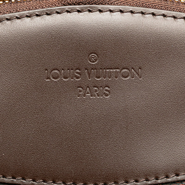 ルイ ヴィトン ダミエ ヴェローナPM ハンドバッグ N41117 ブラウン PVC レザー レディース LOUIS VUITTON 【中古】