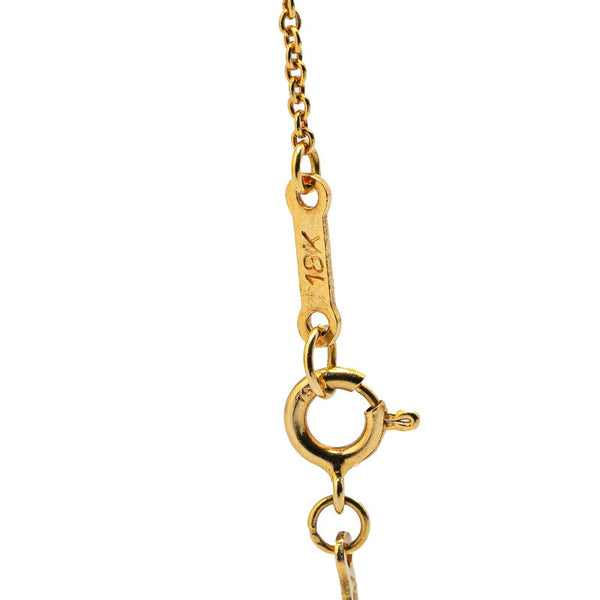 ティファニー オープンティアドロップ ネックレス K18YG イエローゴールド レディース TIFFANY&Co. 【中古】