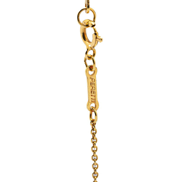 ティファニー オープンティアドロップ ネックレス K18YG イエローゴールド レディース TIFFANY&Co. 【中古】