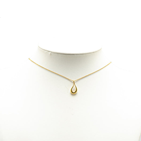 ティファニー オープンティアドロップ ネックレス K18YG イエローゴールド レディース TIFFANY&Co. 【中古】