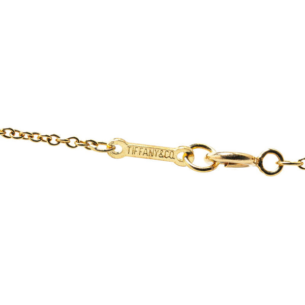 ティファニー ビーンズ ネックレス ゴールド K18YG イエローゴールド レディース TIFFANY&Co. 【中古】