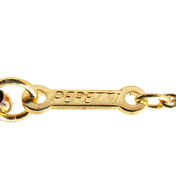 ティファニー ビーンズ ネックレス ゴールド K18YG イエローゴールド レディース TIFFANY&Co. 【中古】