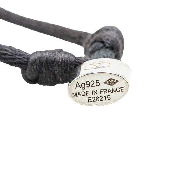 ルイ ヴィトン ブラスレ シルバー ロックイット ブレスレット Q05173 シルバー ブラック SV925 シルバー レディース LOUIS VUITTON 【中古】