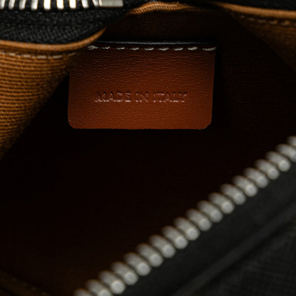 セリーヌ トリオンフ シリンダーバッグ ショルダーバッグ ブラウン ブラック PVC レザー レディース CELINE 【中古】