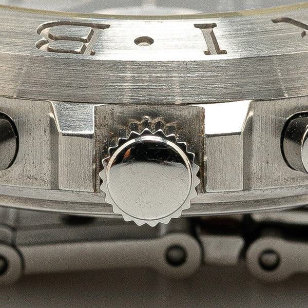 ブルガリ ディアゴノ スポーツ 腕時計 CH35S 自動巻き ブラック文字盤 ステンレススチール メンズ BVLGARI 【中古】
