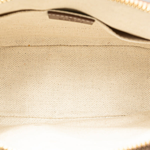 グッチ GGスプリーム ホースビット 1955 ハンドバッグ ショルダーバッグ 2WAY 640716 ブラウン PVC レザー レディース GUCCI 【中古】