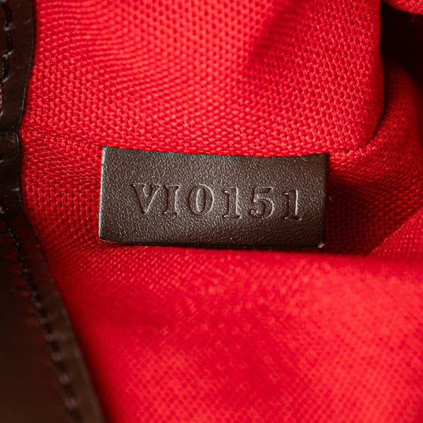 ルイ ヴィトン ダミエ ヴェローナGM ハンドバッグ N41119 ブラウン PVC レザー レディース LOUIS VUITTON 【中古】