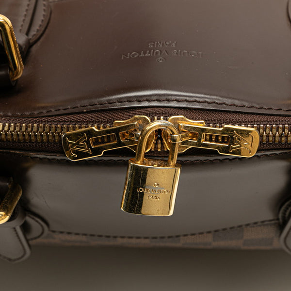 ルイ ヴィトン ダミエ ヴェローナGM ハンドバッグ N41119 ブラウン PVC レザー レディース LOUIS VUITTON 【中古】