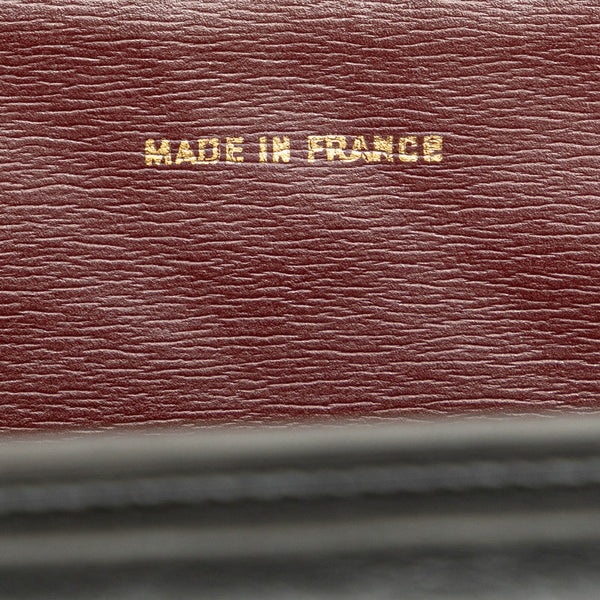 シャネル マトラッセ ココマーク プッシュロック チェーン ショルダーバッグ ブラック ラムスキン レディース CHANEL 【中古】