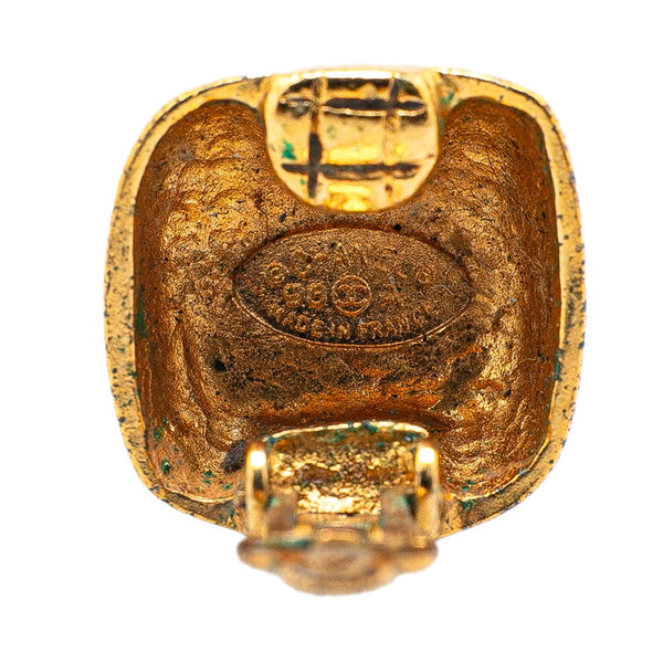 シャネル ココマーク イヤリング ゴールド シルバー メッキ メタル レディース CHANEL 【中古】