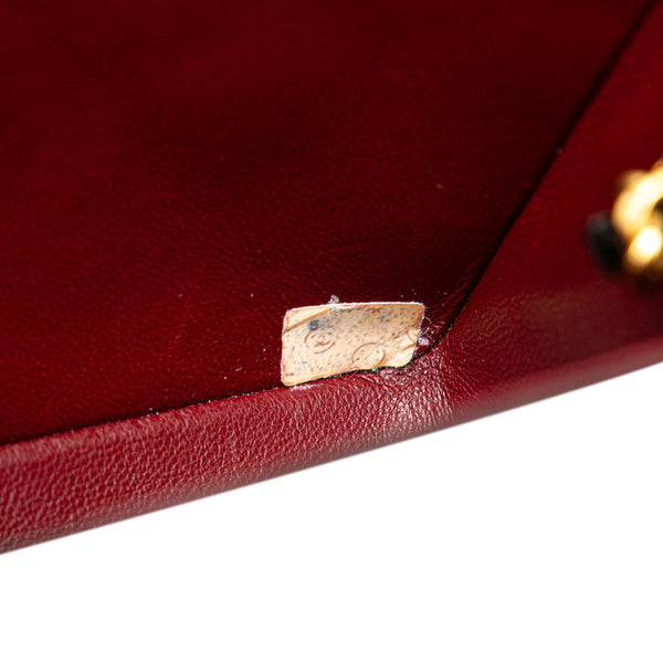 シャネル ダイアナ25 ココマーク チェーン ショルダーバッグ  ブラック ゴールド ラムスキン レディース CHANEL 【中古】