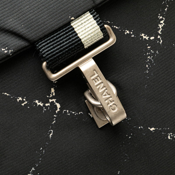 シャネル 旧トラベルライン リュック バックパック ブラック ナイロン レディース CHANEL 【中古】