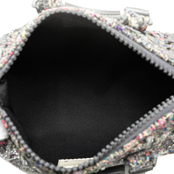ルイ ヴィトン LVフェルト キーポルXS ハンドバッグ ショルダーバッグ 2WAY M80821 グレー フェルト レザー レディース LOUIS VUITTON 【中古】