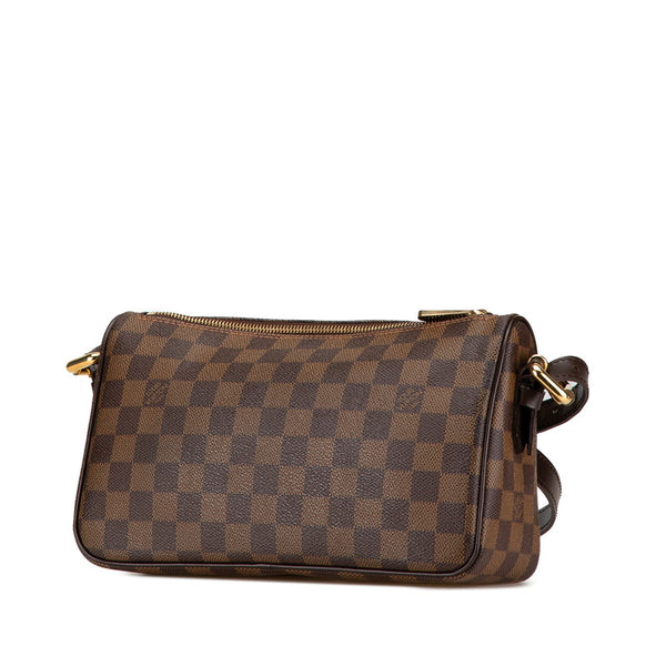 ルイ ヴィトン ダミエ ラヴェッロGM 斜め掛け ショルダーバッグ N60006 ブラウン PVC レザー レディース LOUIS VUITTON 【中古】