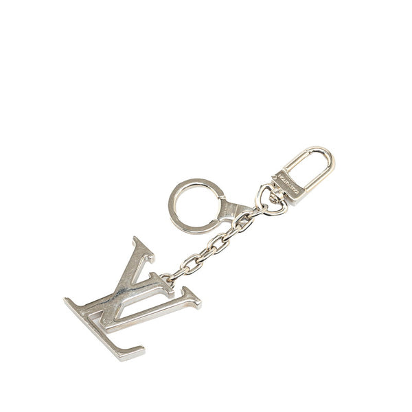 ルイ ヴィトン ポルト クレ イニシャルLV チャーム M65071 シルバー メタル レディース LOUIS VUITTON 【中古】