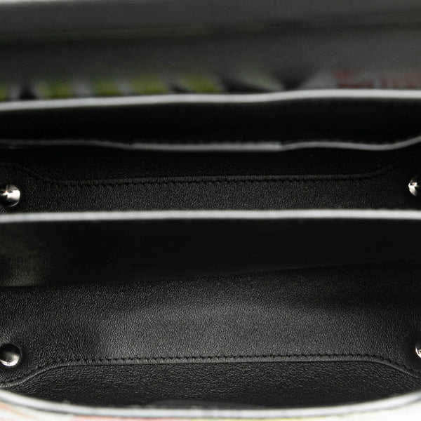 サルヴァトーレフェラガモ ガンチーニ フラワー 斜め掛け ハンドバッグ ショルダーバッグ 2WAY マルチカラー レザー レディース Salvatore Ferragamo 【中古】