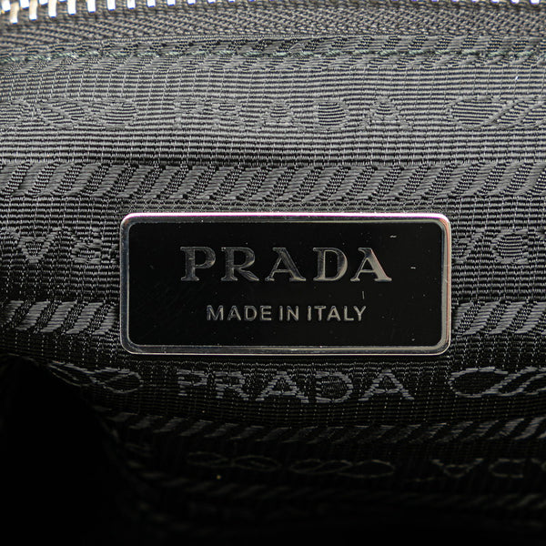 プラダ ビアンコ テリー トートバッグ 1BG130 ホワイト パイル レディース PRADA 【中古】