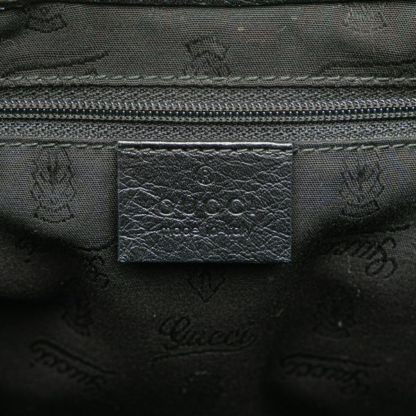グッチ グッチシマ トートバッグ 233607 ブラック レザー レディース GUCCI 【中古】