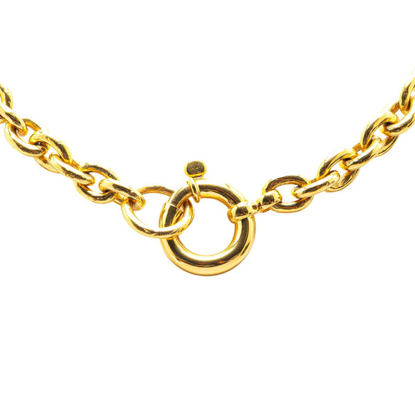 シャネル ヴィンテージ ココマーク ネックレス ゴールド メッキ レディース CHANEL 【中古】