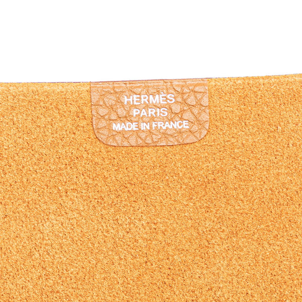 エルメス ドキュメントケース ブラウン トゴ レディース HERMES 【中古】